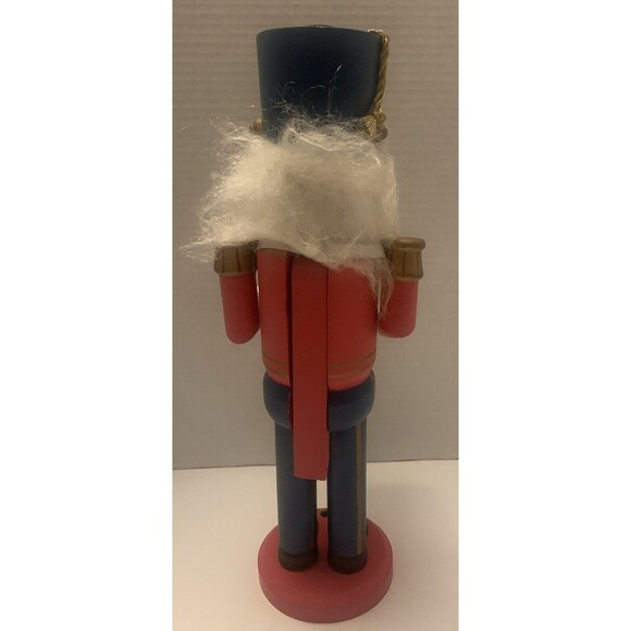 Nutcracker Suite Wooden Christmas Drummer Handcrafted 15" Hand Painted Wood - Picture 3 of 8